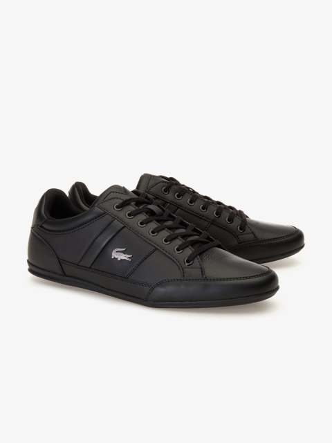 

Lacoste Men Black Solid Sneakers