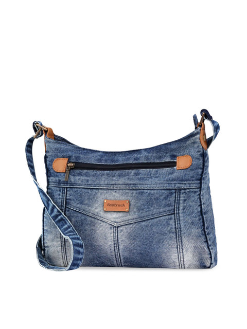 

Fastrack Blue Solid Sling Bag