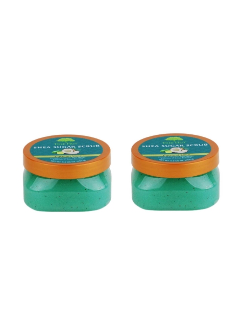 

Tree Hut Pack of 2 Coconut Lime Shea Sugar Scrub 312g, Green