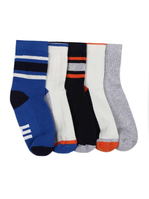 

Marks & Spencer Boys Pack of 5 Above Ankle-Length Socks, Navy blue