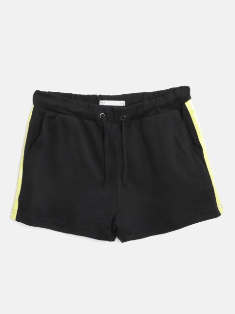 

Marks & Spencer Girls Black Solid Pure Cotton Sustainable Sports Shorts