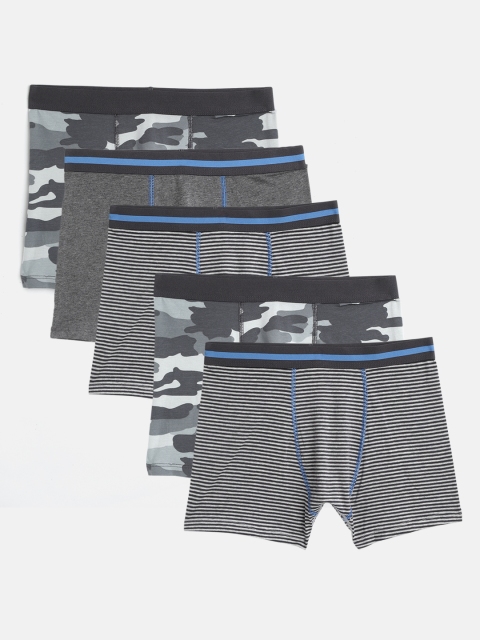 

Marks & Spencer Boys Pack of 5 Trunks, Charcoal