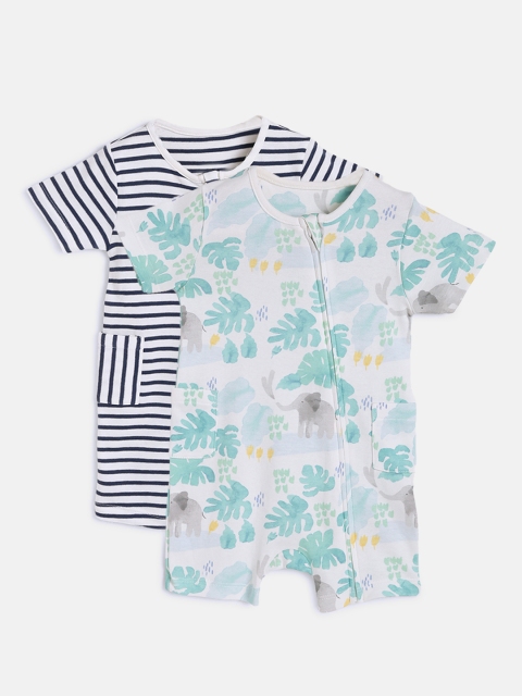 

Marks & Spencer Boys Pack of 2 Rompers, White