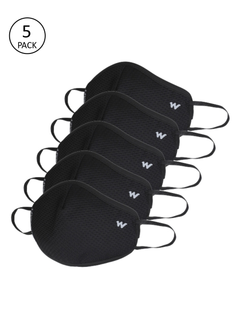 

Wildcraft Adults Black 5 Pcs 3-Ply W95+ Protective Outdoor Masks