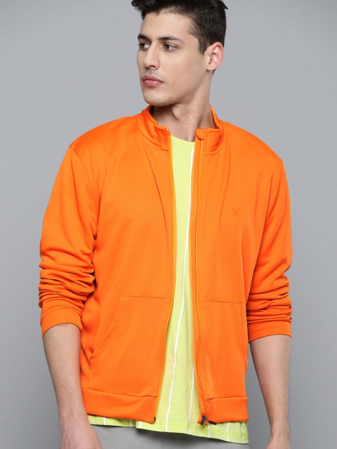 

HRX by Hrithik Roshan Men Oriole Colourblocked Rapid-Dry Bio-Wash Lifestyle Sweatshirt, Coral
