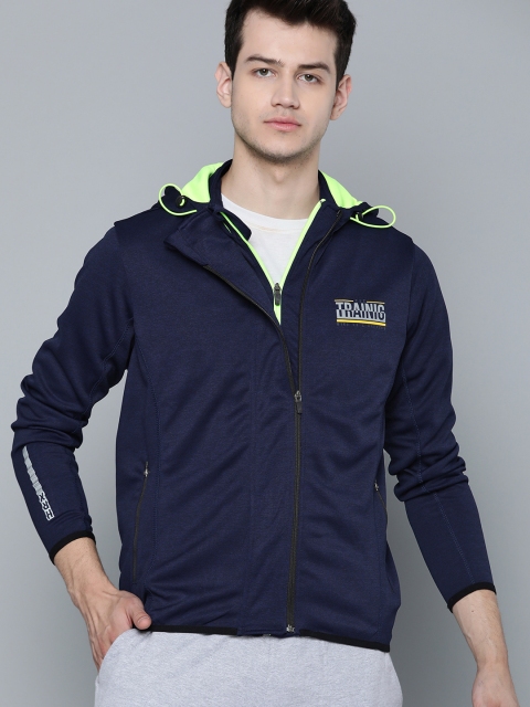

HRX by Hrithik Roshan Men Tbc Solid Regular Fit Rapid-Dry Training Sweatshirt, Navy blue