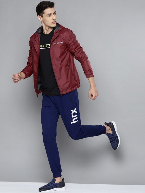 

HRX by Hrithik Roshan Men Maroon Solid Rapid-Dry Antimicrobial Running Jacket