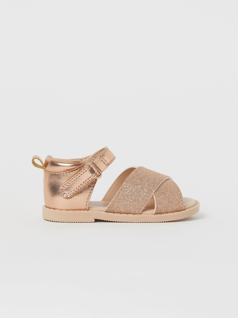

H&M Girls Gold Glittery Sandals