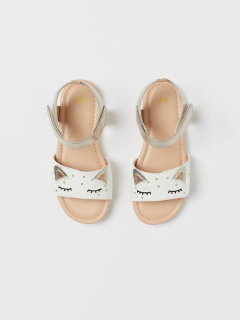 

H&M Girls White Sandals