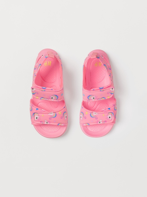 

H&M Girls Pink Patterned Sandals