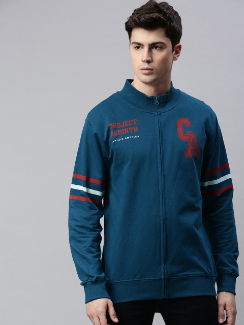 

Kook N Keech Marvel Men Navy Blue Printed Sweatshirt