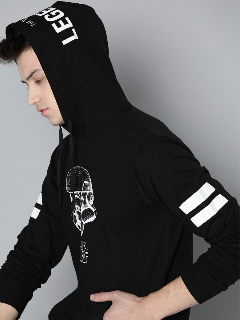 

Kook N Keech Star Wars Men Black & White Stormtrooper Print Hooded Sweatshirt