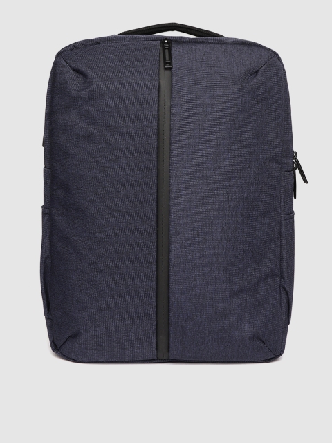 

ROYAL SON Unisex Navy Blue Solid 15 Inch Laptop Backpack with USB Port
