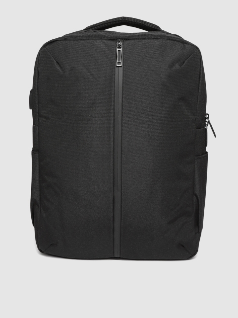 

ROYAL SON Unisex Black Solid 15 Inch Laptop Backpack