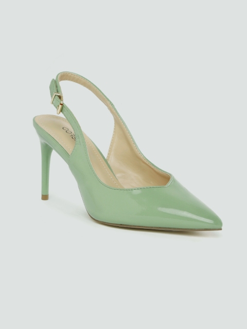 

CORSICA Women Mint Green Solid Pumps