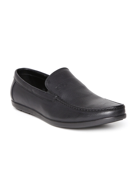 

Numero Uno Men Black Textured Loafers