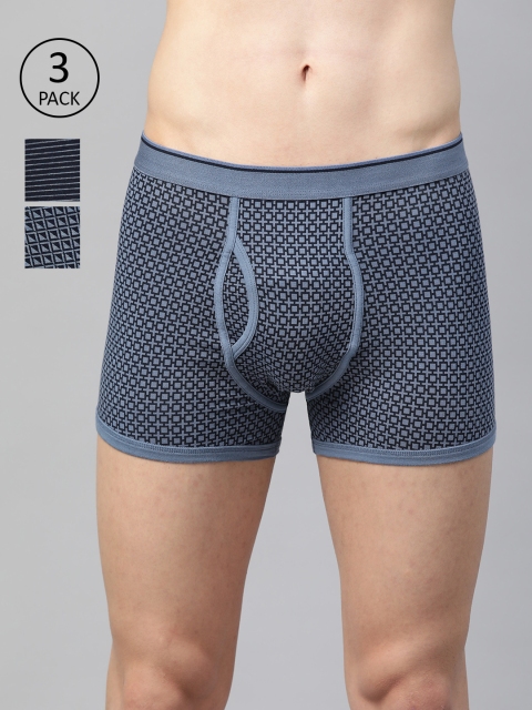 

Marks & Spencer Men Pack of 3 Trunks T144680S, Blue