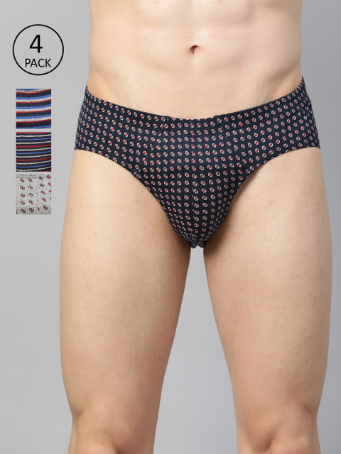 

Marks & Spencer Men Pack of 4 Briefs T142516F, Grey