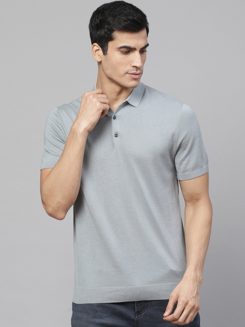 

Marks & Spencer Men Green Solid Polo Collar T-shirt