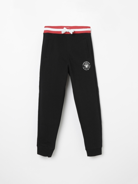 

Fame Forever by Lifestyle Boys Black Solid Slim-Fit Joggers