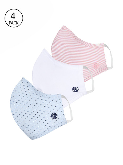

Van Heusen Assorted Pack of 4 Reusable 3-Ply Outdoor Masks