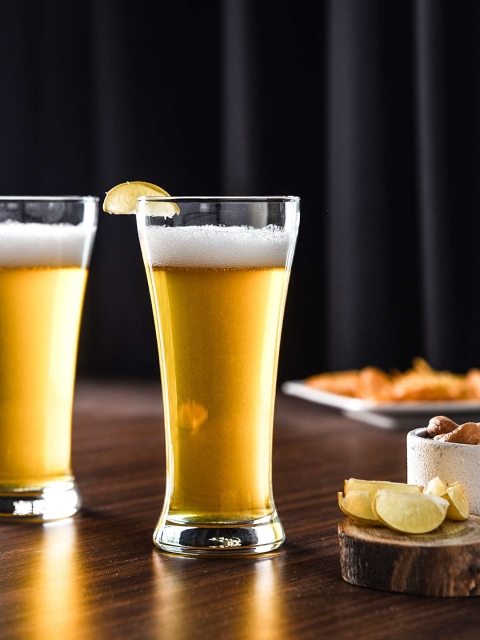 

Ocean Set of 6 Transparent Plister Beer Glasses