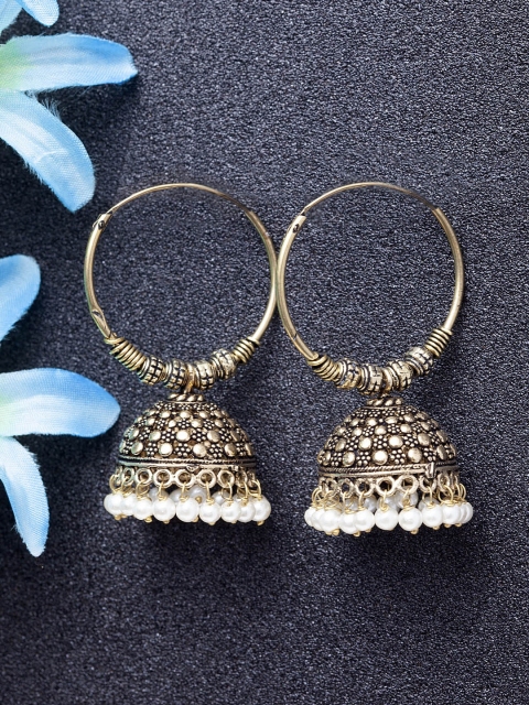 

Stoln Girls Gold-Plated Dome Shaped Jhumkas