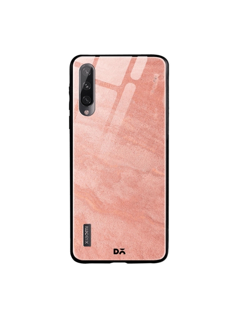 

DailyObjects Peach-Coloured Marble Sand Xiaomi Mi A3 Glass Mobile Case, Multi