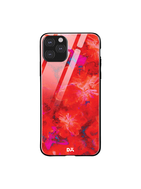 

DailyObjects Red Marble Flowers iPhone 11 Pro Glass Mobile Case