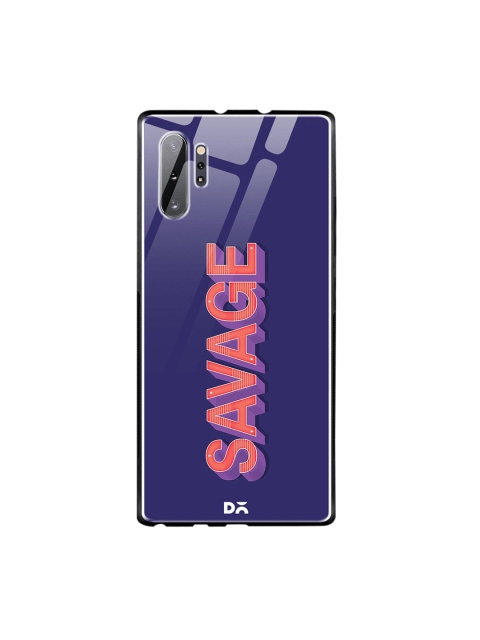 

DailyObjects Blue & Pink A Savage Samsung Galaxy Note 10 Plus Glass Mobile Cover