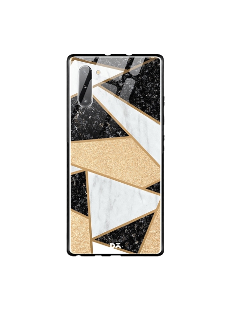 

DailyObjects Grey & Black Marble Quatret Samsung Galaxy Note 10 Glass Case