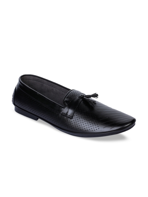 

Bruno Manetti Men Black Slip-On Sneakers