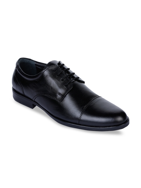

Bruno Manetti Men Black Solid Formal Derbys