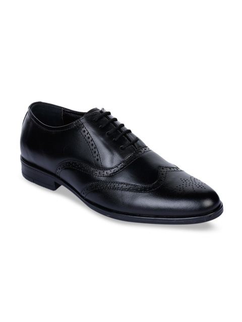 

Bruno Manetti Men Black Solid Formal Brogues