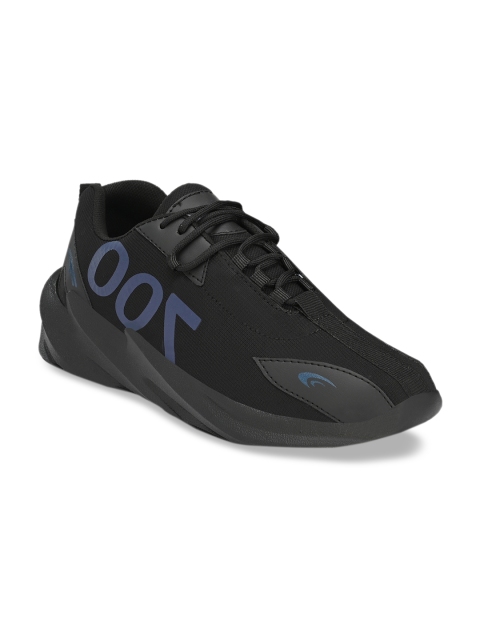

AfroJack Men Black & Blue Printed Sneakers