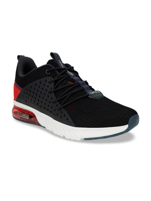 

Campus Men Navy Blue Mesh Mid-Top Running Shoes