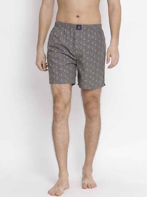 

Crimsoune Club Men Grey Printed Boxers BX4077-2