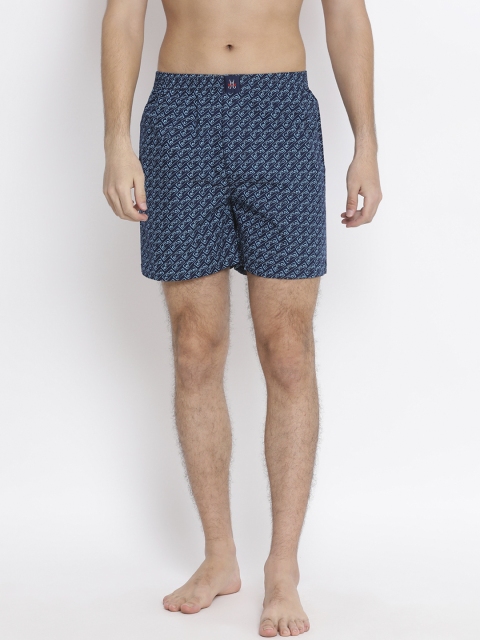

Crimsoune Club Men Blue Printed Boxers BX4085-2