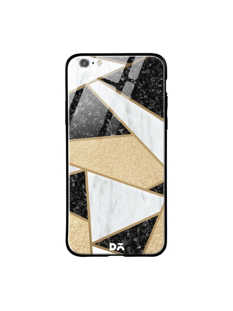 

DailyObjects Grey & Black Marble Quatret iPhone 6S Glass Case
