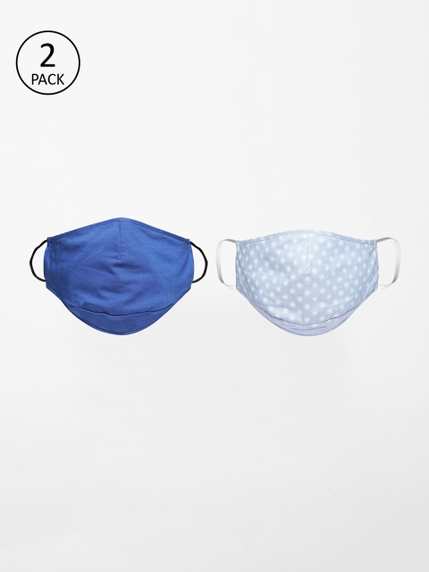 

CODE by Lifestyle Men 2 Pcs 2 Ply Outdoor Face Mask, Blue