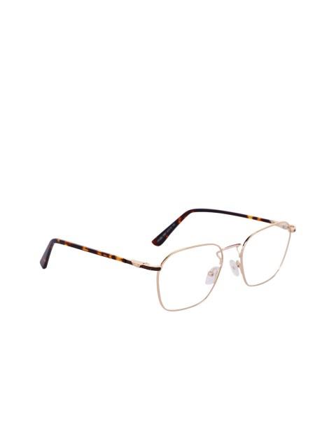 

MARC LOUIS Unisex Gold Tortoise Shell Full Rim Square Frames