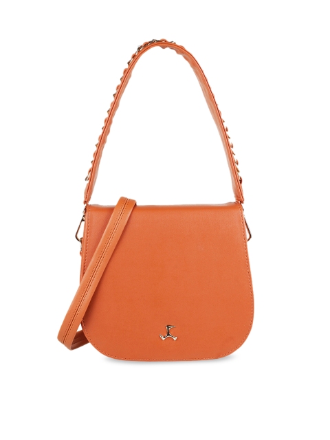 

Mochi Tan Orange Solid Shoulder Bag