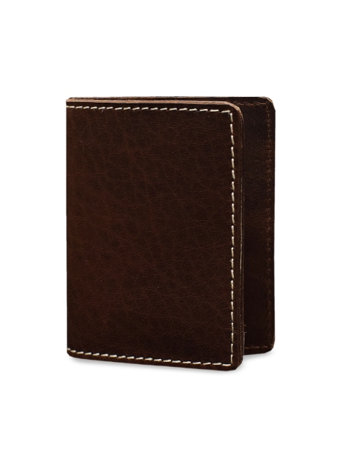 

ABYS Unisex Coffee Brown Solid Money Clip