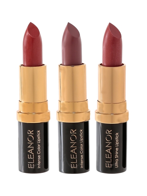 

ELEANOR Italy Pack of 3 Lipsticks 11 g, Pink