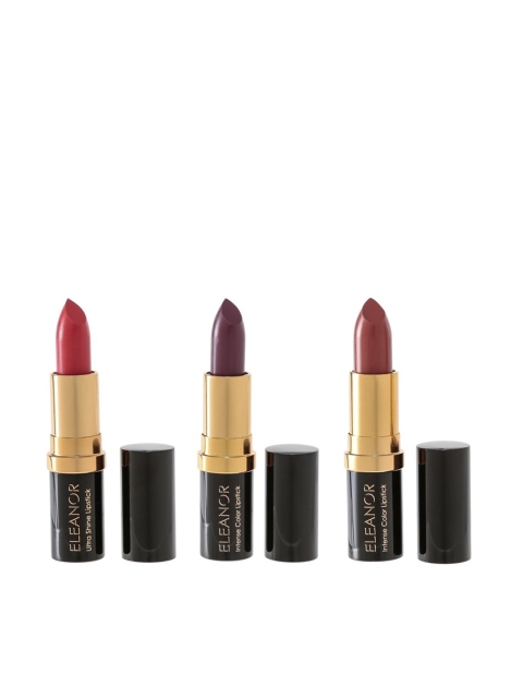 

ELEANOR Italy Pack of 3 Lipsticks 11 g, Pink