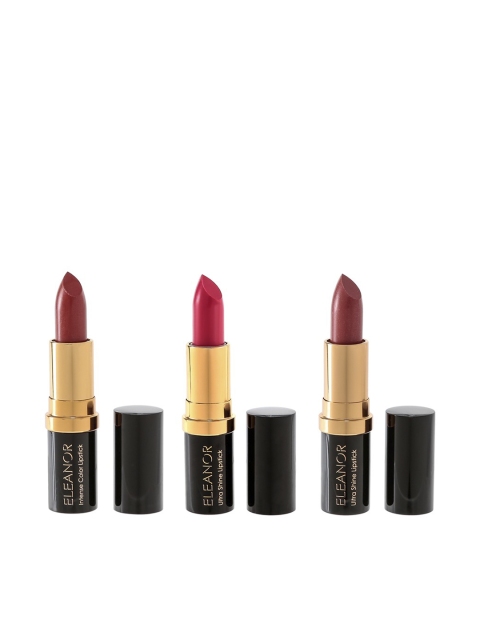 

ELEANOR Italy Pack of 3 Lipsticks 11 g, Pink