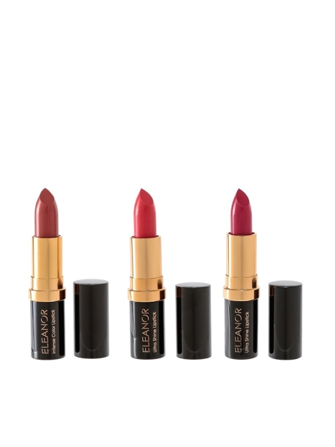 

ELEANOR Set of 3 Creme Bullet Lipsticks, Red