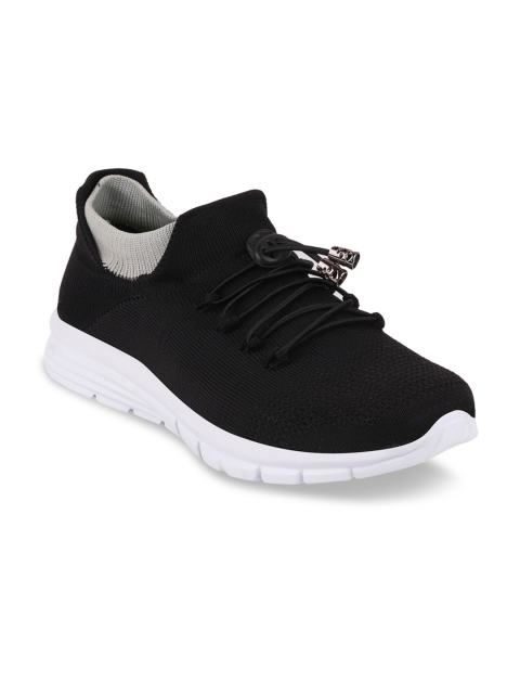 

FAUSTO Men Black Mesh Walking Shoes