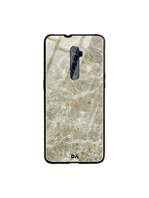 

DailyObjects Grey & White Marble Oppo Reno 10X Zoom Glass Mobile Case