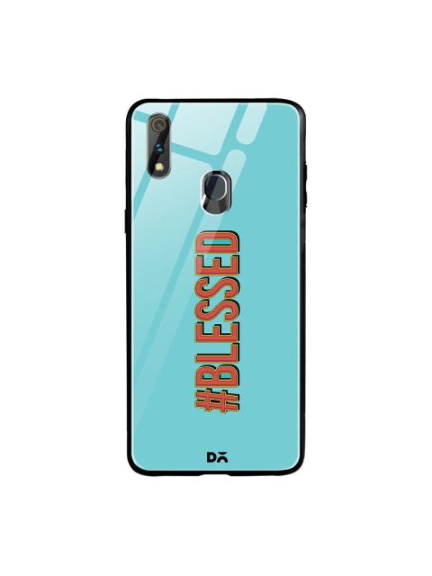 

DailyObjects Blue & Red Blessed Printed Oppo Realme 3 Pro Glass Case